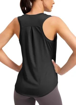 Women's Workout Tops Sleeveless Athletic Tops Running Tank Tops for Sports Exercise