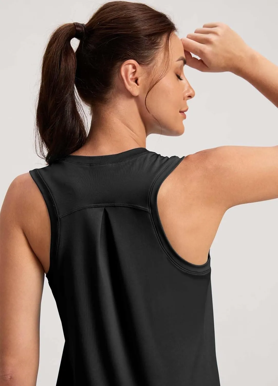 Women's Workout Tops Sleeveless Athletic Tops Running Tank Tops for Sports Exercise