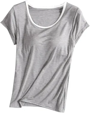 Workout Tank Tops Women Built in Bra Summer Shirts Casual Tank Tops Athletic Cap Sleeve Tops Trending Athletic Tanks