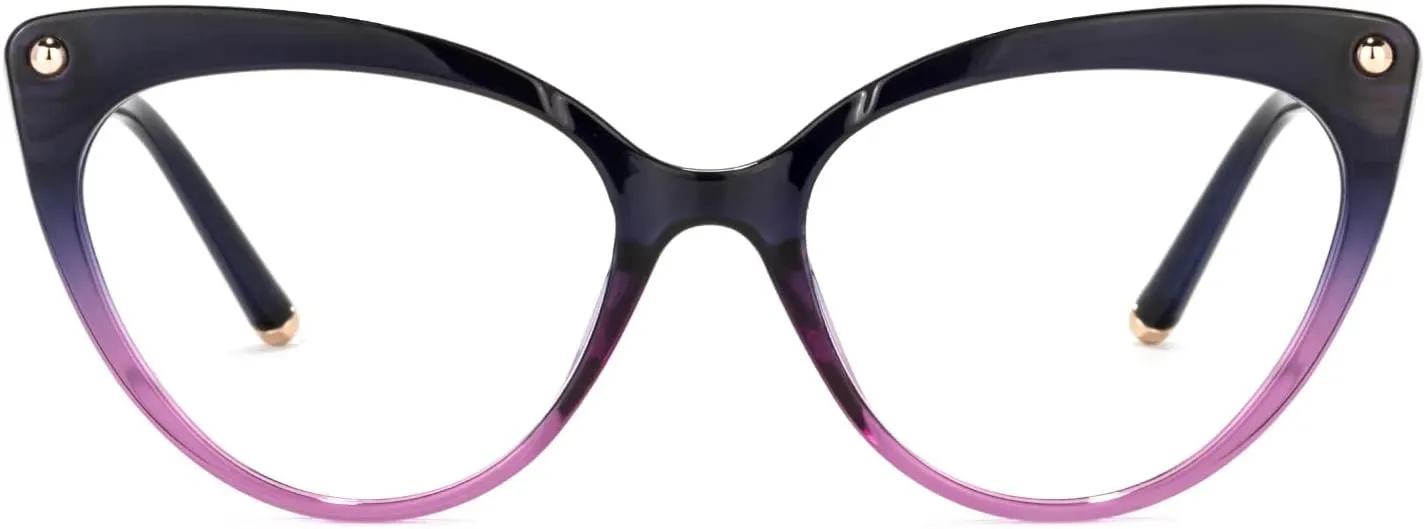 Zeelool Women's Cat Eye Blue Light Blocking Glasses Alivia FX0757