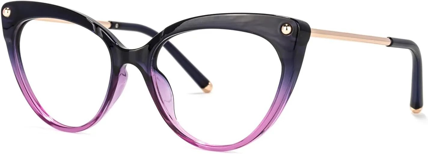 Zeelool Women's Cat Eye Blue Light Blocking Glasses Alivia FX0757