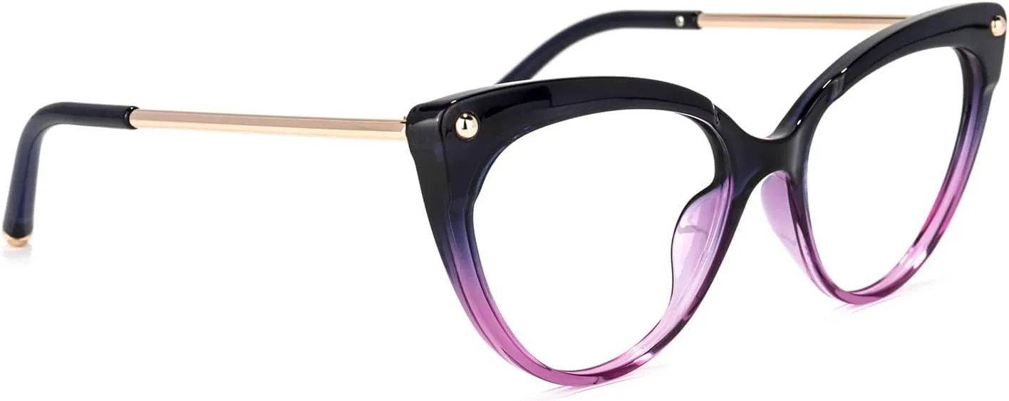 Zeelool Women's Cat Eye Blue Light Blocking Glasses Alivia FX0757